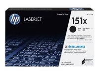 HP 151X - À rendement élevé - noir - original - LaserJet - cartouche de toner (W1510X) - pour LaserJet Pro 4003dn, 4003dw, MFP 4103fdw