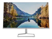 HP M24fw - Écran LED - 24" (23.8" visualisable) - 1920 x 1080 Full HD (1080p) @ 75 Hz - IPS - 300 cd/m² - 1000:1 - 5 ms - HDMI, VGA - blanc céramique, argent (support)