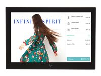 HP Engage One 10t - Écran LED - 10.1" - 1280 x 800 @ 60 Hz - IPS - 500 cd/m² - 800:1 - 25 ms - USB-C - noir ébène
