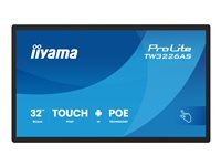 iiyama ProLite TW3226AS-B3P - Android PC - aanraakpaneel pc 1 RK3576 / tot 2.2 GHz - RAM 4 GB - SSD - eMMC 32 GB - Mali-G52 MC3 - Gigabit Ethernet, IEEE 802.11ax (Wi-Fi 6), Bluetooth 5.3 - Android 14 - monitor: LED 31.5" 1920 x 1080 (Full HD) aanraakscherm - zwarte rand met matte afwerking