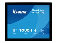 iiyama ProLite TF1734MC-B8X - Écran LED - 17" (13.3" visualisable) - cadre ouvert - écran tactile - 1280 x 1024 @ 75 Hz - TN - 350 cd/m² - 1000:1 - 5 ms - HDMI, VGA, DisplayPort