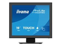 19i LCD Projective Capacitive Bezel Free 10-Points Touch Screen 1280 x1024 IPS panel LED Bl. Flat Bezelfree Glass Front Speakers DisplayPortHDMI VGA 225 cd/m 10