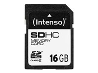 Intenso Class 10 - Flash memory card - 16 GB - Class 10 - SDHC