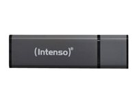 Intenso Alu Line - USB flash drive - 4 GB - USB 2.0 - anthracite