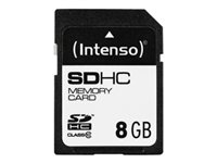 Intenso Class 10 - Flash memory card - 8 GB - Class 10 - SDHC