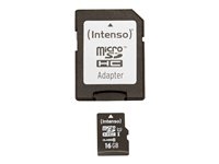 Intenso Premium - Carte mémoire flash (adaptateur microSDHC - SD inclus(e)) - 16 Go - UHS Class 1 / Class10 - microSDHC UHS-I