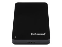 Intenso Memory Case - Vaste schijf - 1 TB - extern (draagbaar) - 2.5" - USB 3.0 - 5400 tpm -buffer: 8 MB - zwart
