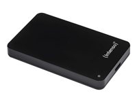 Intenso Memory Case - Disque dur - 500 Go - externe (portable) - 2.5" - USB 3.0 - 5400 tours/min - mémoire tampon : 8 Mo - noir