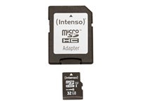 Intenso Premium - Carte mémoire flash (adaptateur microSDHC - SD inclus(e)) - 32 Go - UHS Class 1 / Class10 - microSDHC UHS-I