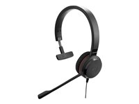 Jabra Evolve 30 II MS Mono - Headset - op oor - met bekabeling - USB-C, 3,5 mm-stekker - gecertificeerd voor Skype for Business