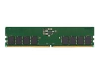 Kingston ValueRAM - DDR5 - module - 16 GB - DIMM 288-pin - 5600 MT/s / PC5-44800 - CL46 - 1.1 V - unbuffered - on-die ECC