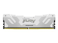 Kingston FURY Renegade - DDR5 - module - 24 Go - DIMM 288 broches - 4200 MHz / PC5-67200 - CL40 - 1.45 V - mémoire sans tampon - on-die ECC - blanc, argent