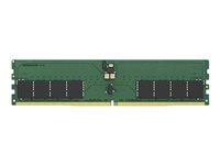 Kingston ValueRAM - DDR5 - module - 32 Go - DIMM 288 broches - 3200 MHz - CL52 - 1.1 V - mémoire non tamponnée chronométrée - on-die ECC