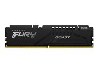 Kingston FURY Beast - DDR5 - pakket - 64 GB: 2 x 32 GB - DIMM 288-PIN - 2800 MHz / PC5-44800 - CL40 - 1.25 V - niet-gebufferd - on-die ECC - zwart