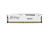 Kingston FURY Beast - DDR5 - module - 32 Go - DIMM 288 broches - 6400 MHz / PC5-51200 - CL32 - 1.4 V - mémoire sans tampon - on-die ECC - blanc