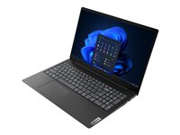 Lenovo V15 G4 AMN 83CQ - Conception de charnière à 180 degrés - AMD Ryzen 5 - 7520U / jusqu'à 4.3 GHz - Win 11 Pro - Radeon 610M - 16 Go RAM - 512 Go SSD NVMe - 15.6" IPS 1920 x 1080 (Full HD) - Gigabit Ethernet - Wi-Fi 6, Bluetooth - noir business - clavier : Français Belgique - avec 2 ans d'assistance au dépôt Lenovo, compensation des émissions de CO2 de 0,5 tonne (2ème génération)