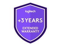 Logitech Extended Warranty - Contrat de maintenance prolongé - remplacement ou réparation (pour appareils de vidéoconférence) - 3 années (à partir de la date d'achat originale de l'appareil) - à acheter dans les 30 jours suivant l'achat du produit - pour Small Room Solution for Google Meet, for Microsoft Teams Rooms, for Zoom Rooms