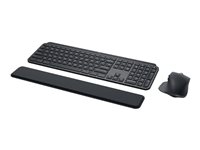 Logitech MX Keys Combo for Business - Keyboard and mouse set - backlit - wireless - Bluetooth LE - QWERTY - Pan Nordic - graphite