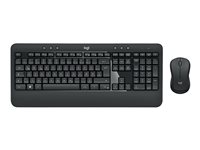 Logitech MK540 Advanced - Keyboard and mouse set - wireless - 2.4 GHz - German