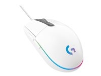 Logitech Gaming Mouse G203 LIGHTSYNC - Mouse - optical - 6 buttons - wired - USB - white