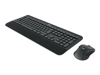Logitech MK545 Advanced - Keyboard and mouse set - wireless - 2.4 GHz - QWERTY - US International