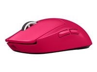 Logitech G PRO X SUPERLIGHT 2 - Souris - jeux - optique - 5 boutons - sans fil - 2.4 GHz - récepteur USB Logitech LIGHTSPEED - rose