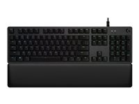 Logitech Gaming G513 - Clavier - backlit - USB - Nordique - commutateur : GX Brown Tactile - carbone