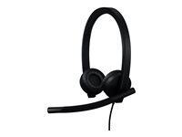 Logitech H570e - Headset - on-ear - wired - USB-C - Certified for Microsoft Teams