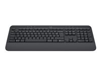 Logitech Signature K650 - Keyboard - wireless - Bluetooth LE - AZERTY - French - graphite