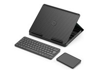 Logitech Casa Pop-Up Desk - Toetsenbord en touchpad set - draadloos - Bluetooth LE - klassiek chic