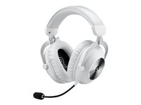 Logitech G Pro X 2 - Micro-casque - circum-aural - Bluetooth / LIGHTSPEED - sans fil, filaire - jack 3,5mm - isolation acoustique - blanc