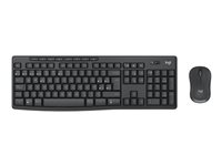Logitech MK370 Combo for Business - Toetsenbord en muis set - draadloos - Bluetooth LE - QWERTZ - Duits - grafiet