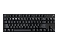 Logitech G G413 TKL SE - Toetsenbord - achtergrondverlichting - USB - AZERTY - Frans - toetsschakelaar: Tactile - zwart