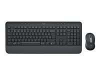 Logitech Signature MK650 Combo for Business - Keyboard and mouse set - wireless - Bluetooth LE - QWERTY - Czech/Slovak - graphite