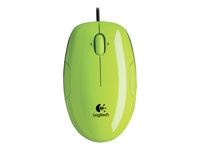 Logitech LS1 - Souris - laser - filaire - USB - Jaune acide