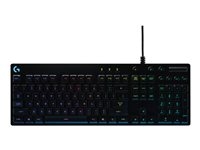 Logitech G810 Orion Spectrum - Clavier - rétroéclairé - USB - Italien - commutateur : Romer-G - noir