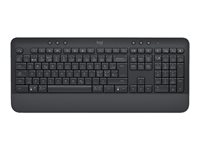 Logitech Signature K650 - Keyboard - wireless - Bluetooth LE - QWERTY - Nordic (Danish/Finnish/Norwegian/Swedish) - graphite