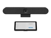 Logitech Tap IP Appliance Room Solutions Huddle + Small Rooms - Video conferencing kit (Logitech Tap IP, Logitech Rally Bar Huddle) - graphite - power adapter included