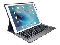Logitech CREATE - Clavier et étui - rétroéclairé - Apple Smart connector - QWERTZ - Allemand - argent, bleu classique clavier, argent, bleu classique étui - pour Apple 12.9-inch iPad Pro (1ère génération, 2e génération)