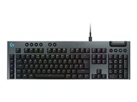 Logitech G915 X - Clavier - backlit - USB - QWERTY - Anglais - noir