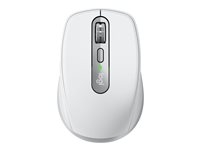 Logitech MX Anywhere 3S for Business - Mouse - right-handed - optical - 6 buttons - wireless - Bluetooth - Logitech Logi Bolt USB receiver - pale grey