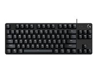 Logitech G413 TKL SE - Clavier - rétro-éclairé - USB - QWERTY - Italien - commutateur : Tactile - noir