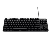 Logitech G G413 TKL SE - Toetsenbord - achtergrondverlichting - USB - QWERTY - Scandinavisch (Deens/Fins/Noors/Zweedsj - toetsschakelaar: Tactile - zwart - voor Windows 10; 11; Logitech G G502; Microsoft Get Genuine Kit for Windows 11
