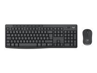 Logitech MK370 Combo for Business - Keyboard and mouse set - wireless - Bluetooth LE - QWERTZ - Hungarian - graphite