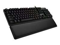 Logitech Gaming G513 - Clavier - backlit - USB - Russe - commutateur : GX Brown Tactile - carbone