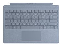 Microsoft Surface Pro Signature Type Cover - Clavier - avec trackpad - rétroéclairé - bleu iceberg - pour Surface Pro 7