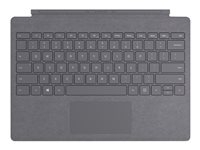 Microsoft Surface Pro Signature Type Cover - Clavier - avec trackpad - rétroéclairé - QWERTZ - Suisse - gris platine - pour Surface Pro 7