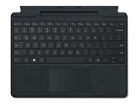 Microsoft Clavier Signature pour Surface Pro - Clavier - avec accéléromètre, pavé tactile, plateau de rangement et de chargement du Surface Slim Pen 2 - QWERTZ - Allemand - noir - avec Slim Pen 2 - pour Surface Pro 10 for Business, Pro 8, Pro 9, Pro X