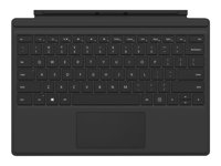 Microsoft Surface Pro Type Cover (M1725) - Clavier - avec trackpad, accéléromètre - QWERTZ - Luxembourgeois - noir - pour Surface Pro (Mi-2017), Pro 3, Pro 4, Pro 6, Pro 7