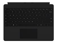 Microsoft Surface Pro Keyboard - Clavier - avec trackpad - rétroéclairé - AZERTY - noir - pour Surface Pro X